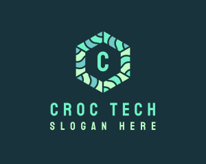 Hexagonal Tech Software logo design