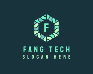 Hexagonal Tech Software logo design