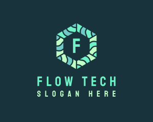 Hexagonal Tech Software logo design