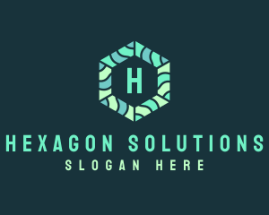 Hexagonal Tech Software logo design