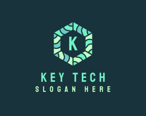 Hexagonal Tech Software logo design