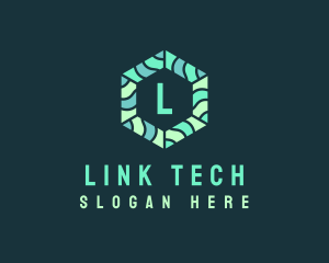 Hexagonal Tech Software logo design