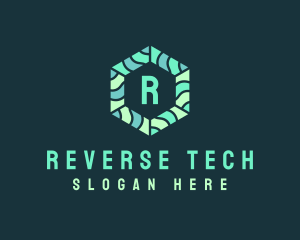 Hexagonal Tech Software logo design