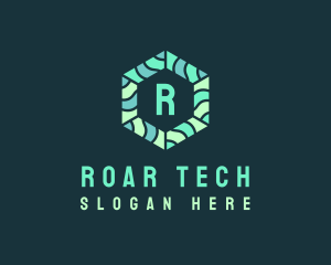 Hexagonal Tech Software logo design