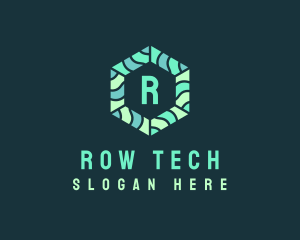 Hexagonal Tech Software logo design