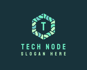 Hexagonal Tech Software logo design