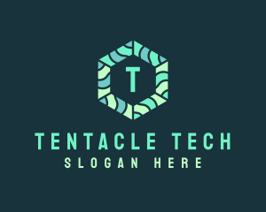 Hexagonal Tech Software logo design