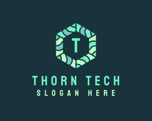 Hexagonal Tech Software logo design