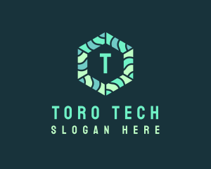 Hexagonal Tech Software logo design