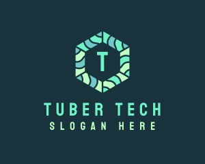 Hexagonal Tech Software logo design