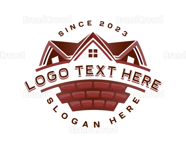 Brick House Construction Logo