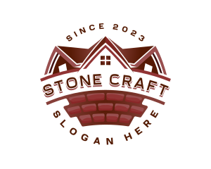 Brick House Construction logo design