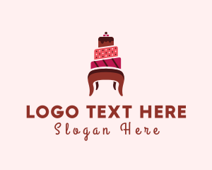 Chair - Tier Cake Seat logo design