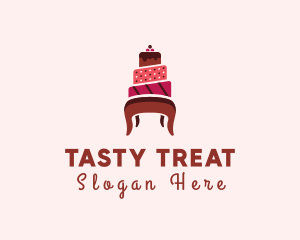 Yummy - Tier Cake Seat logo design