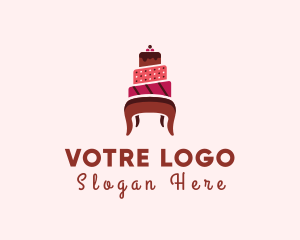 Cupcake - Tier Cake Seat logo design