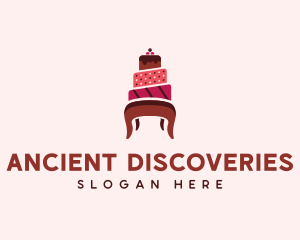 Dessert Cake Chair logo design