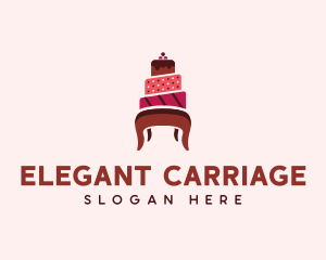 Dessert Cake Chair logo design