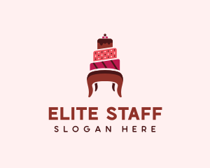 Dessert Cake Chair logo design