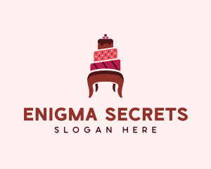 Dessert Cake Chair logo design