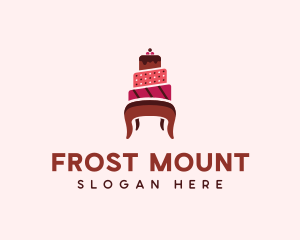 Dessert Cake Chair logo design