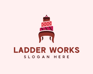 Dessert Cake Chair logo design