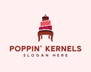 Dessert Cake Chair logo design