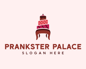 Dessert Cake Chair logo design