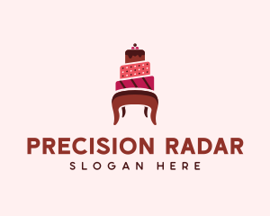 Dessert Cake Chair logo design