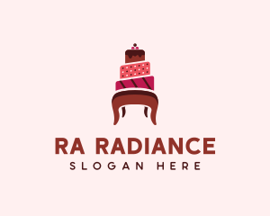 Dessert Cake Chair logo design