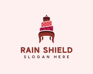 Dessert Cake Chair logo design