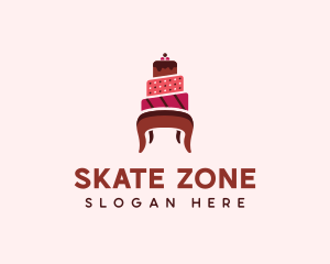 Dessert Cake Chair logo design