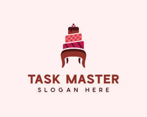 Dessert Cake Chair logo design