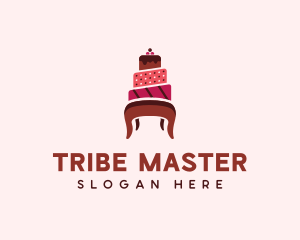 Dessert Cake Chair logo design