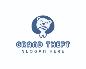 Bear Dental Tooth Logo