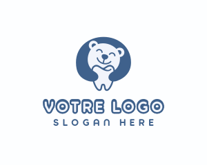 Bear Dental Tooth Logo