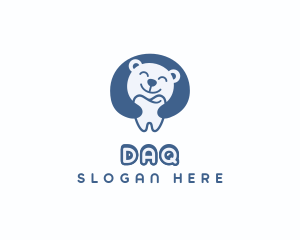 Bear Dental Tooth Logo