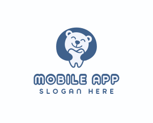 Bear Dental Tooth Logo