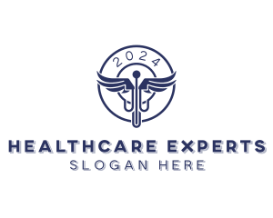 Caduceus Pharmacy Healthcare logo design