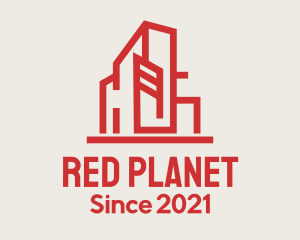 Red City Buildings  logo design