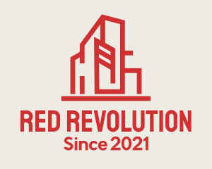 Red City Buildings  logo design