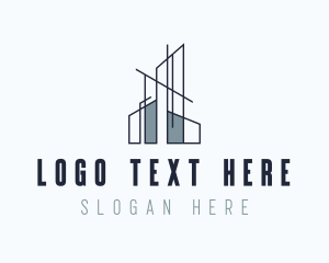 Engineer - Contractor Architecture Builder logo design