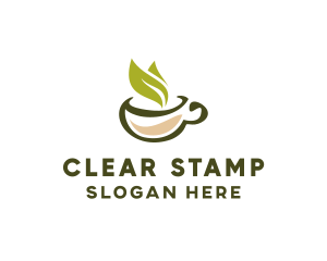 Green Tea Cup logo design