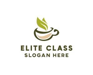 Green Tea Cup logo design