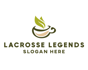 Green Tea Cup logo design