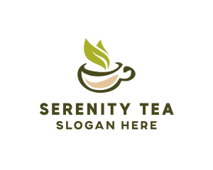 Tea - Green Tea Cup logo design