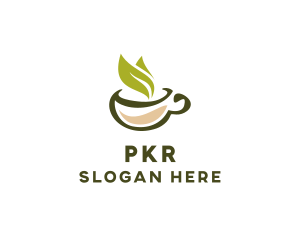 Green Tea Cup logo design