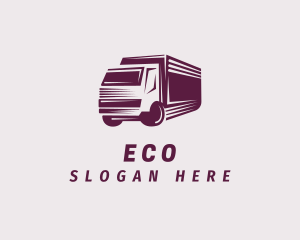 Courier Truck Delivery Logo