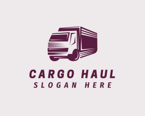 Courier Truck Delivery logo design