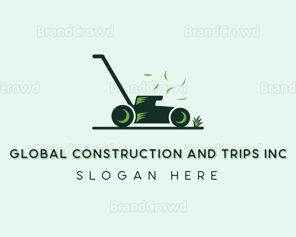 Landscaper Garden Mowing Logo