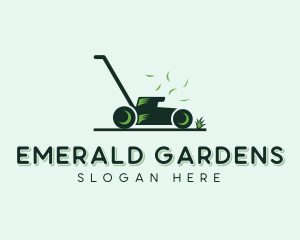 Landscaper Garden Mowing logo design